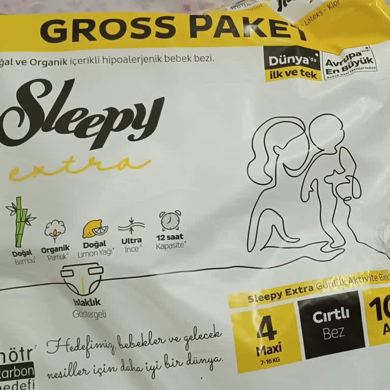 Sleepy Extra Günlük Aktivite (4 Maxi) Gross Paket Kalitesizliği