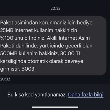 Vodafone Aşım Yapmadığım Halde Gelen Haksız Ücretlenme.