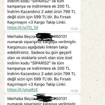 Maliav Butik (instagram: maliavdesign) Yanıltıcı Sipariş Ve Eksik Kargo Takibi