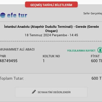 Efe Tur İle Yaşadığım Büyük Hayal Kırıklığı