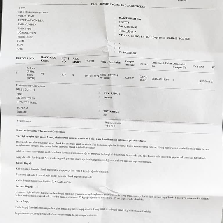 THY Anadolu Jet Ajet İle Yaşadığım Büyük Hayal Kırıklığı