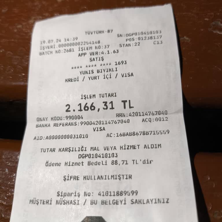 Tüvtürk Kredi Kart İtiraz