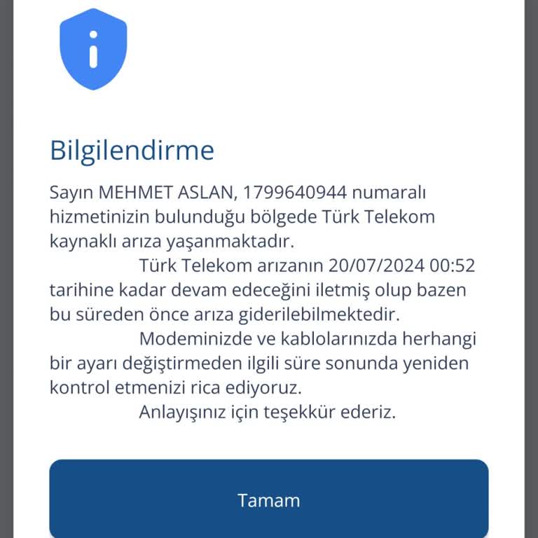 Türk Telekom İnternet Kesintisi Hakkında