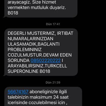 Superonline İnternet Yalanı Arıza Kaydı Açıp Kendi Çalışanı İptal