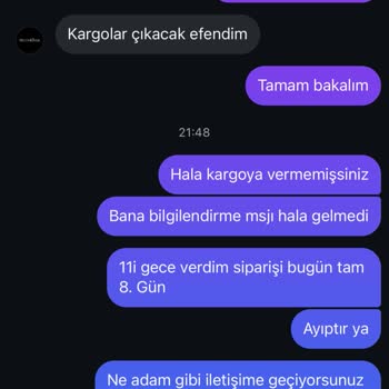 Moonriver Marka Kargo Konusunda Vasat İletişimde Vasat!