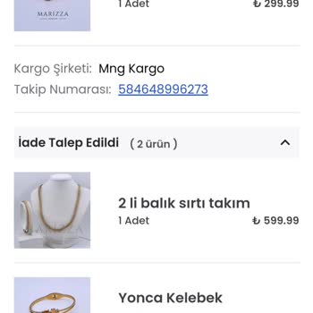 Marizza Aksesuar İade Sürecinde Yaşanan Sorunlar Ve Müşteri Hizmetleri Eksiklikleri