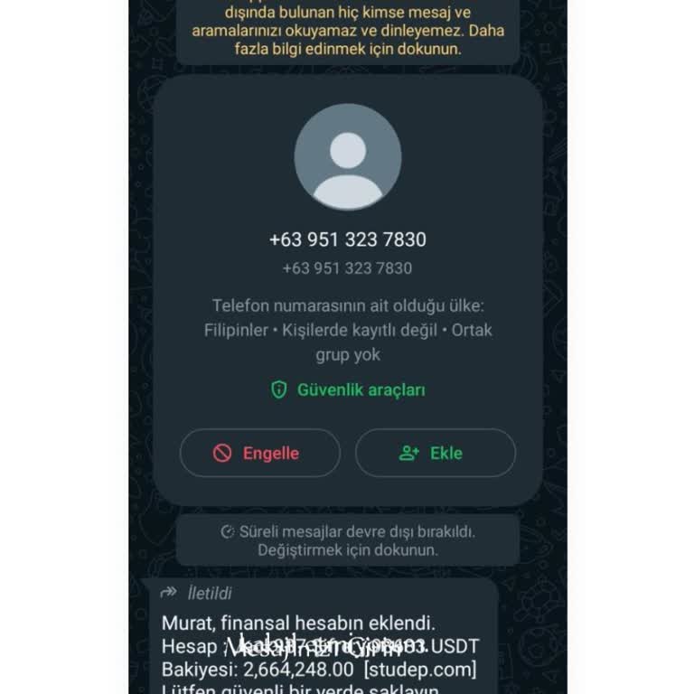 WhatsApp Studep.com Şikayet WhatsApp Sorumlusu