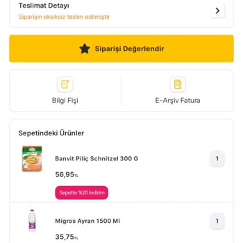 Migros Hemen Banvit Piliç Schnitzel SKT'si Tam "4" Ay Geçmiş.