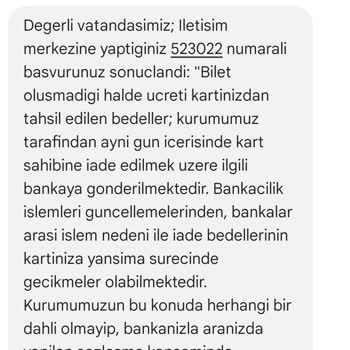 TCDD İade İşlemlerinde Yaşanan Sorun Ve İlgisizlik