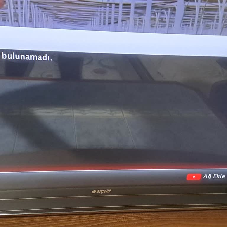 Arçelik TV Nin İnternete Bağlanmaması