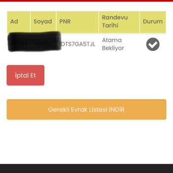 iData Ulusal Vize Atama