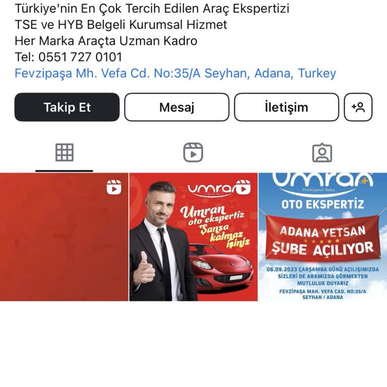 Umran Oto Ekspertiz Adana Seyhan Yetsan Otomotiv Mağduriyeti