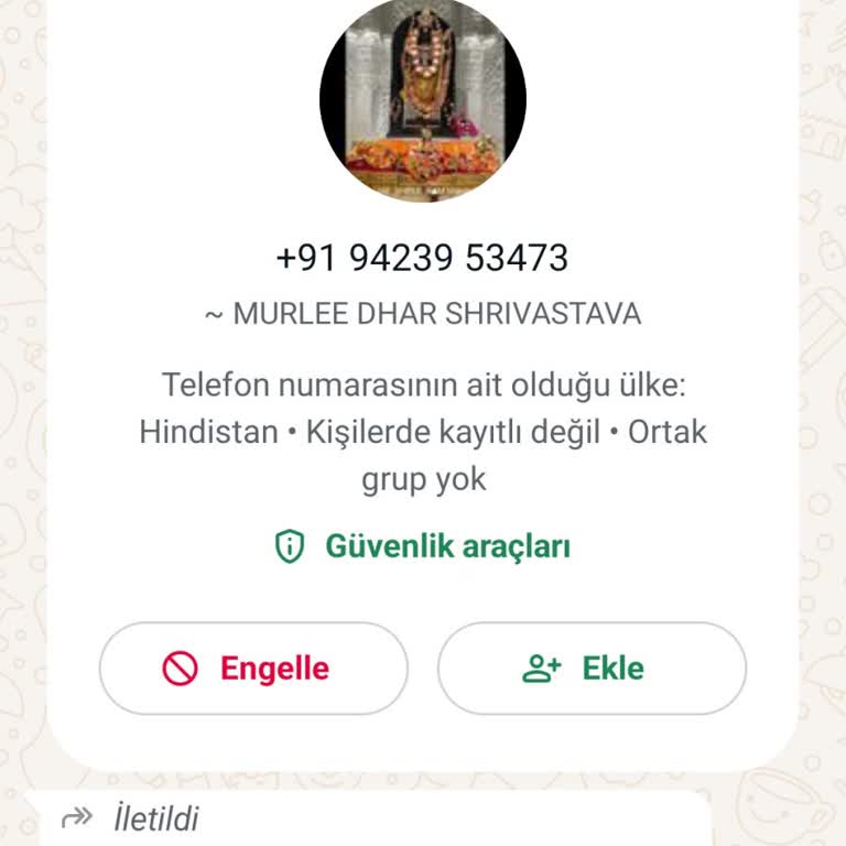 WhatsApp Bilmiyorum Uzattım Başlığı