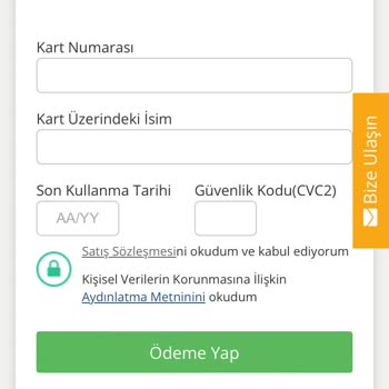 Pamukkale Turizm Online Ödeme Sorunu