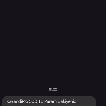 KazandıRio KazandiRio Uygulamasında Görünmüyor.