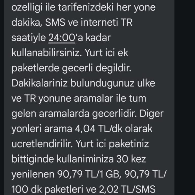 Turkcell Yurt Dışı Ödemesi