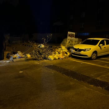 Sarıyer Belediyesi Çöp Konteyneri Kaldırıldı Tekrar Yerine Getirilmesi