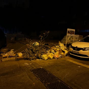 Sarıyer Belediyesi Çöp Konteyneri Kaldırıldı Tekrar Yerine Getirilmesi