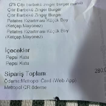 KFC Yanlış Sipariş İlgisiz Müşteri Hizmetleri Çözüm Bulmayan Süreç