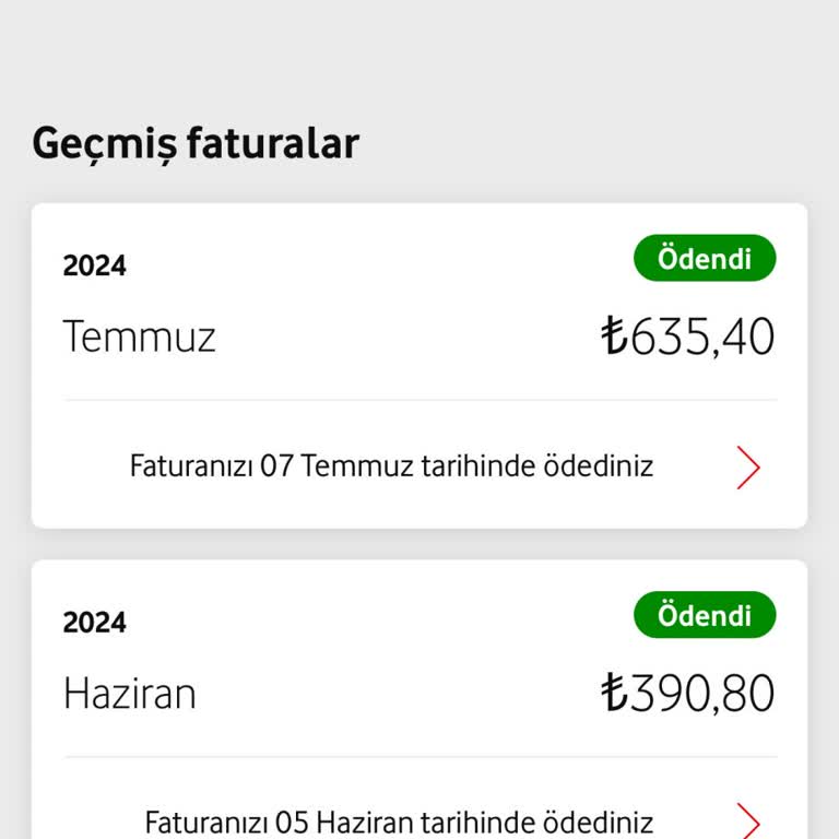 Vodafone Fahiş Fiyat Artışı