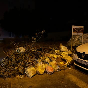 Sarıyer Belediyesinin Kaldırılan Çöp Konteynerinin Yerine Getirilmesi