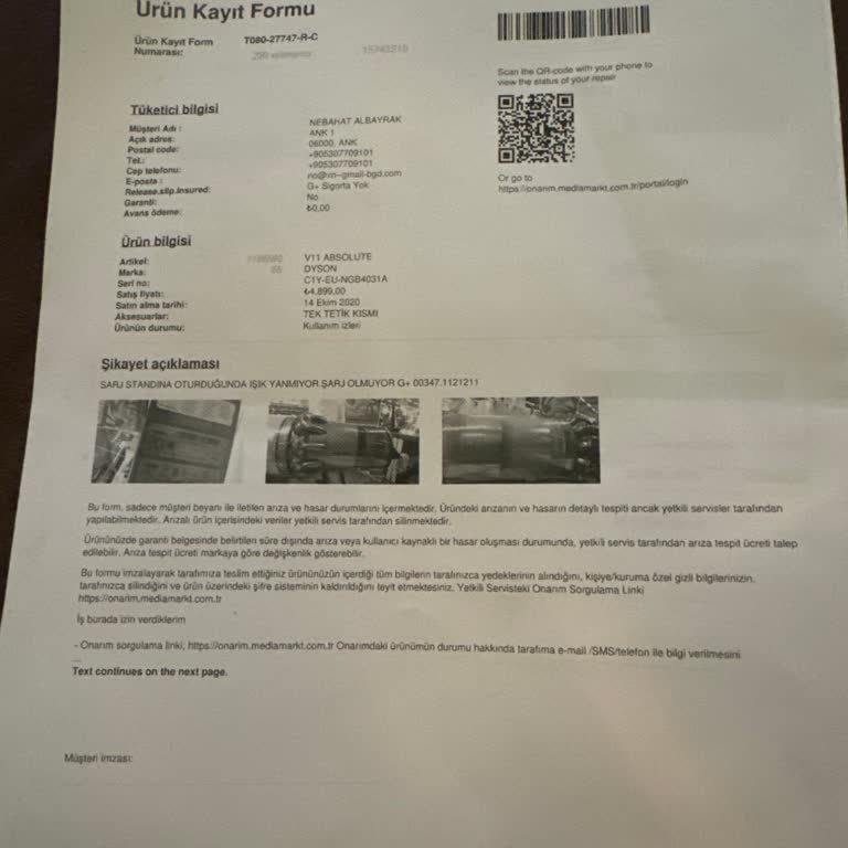 Media Marktan Şikayetçiyim