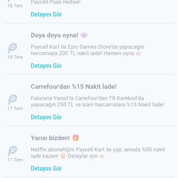 Turkcell Paycell Puan Yaptırmıyorlar Boşuna