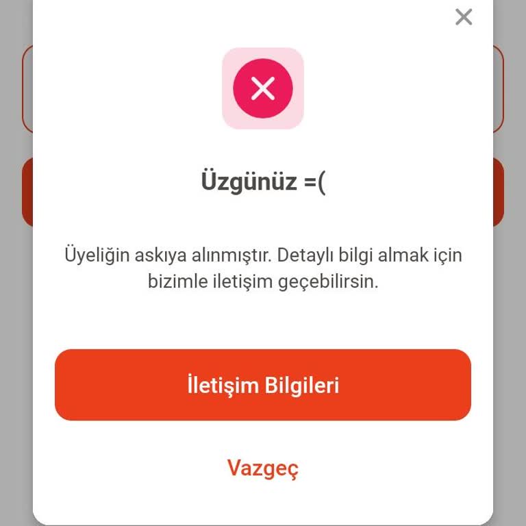 Minbee Üyeliğim Askıya Alındı