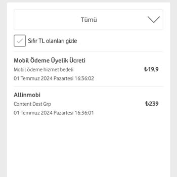 Allinmobi Allinmobi -3544 Onaysız Üyelik Vodafone