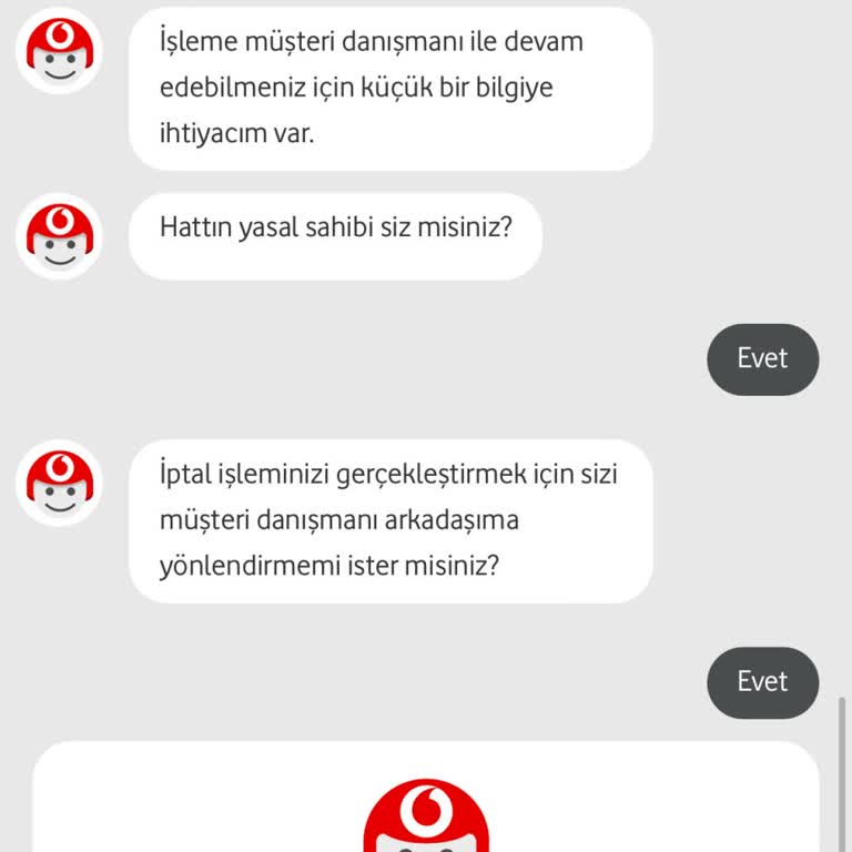 Vodafone Ek Paket İptal Etme