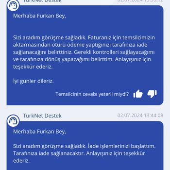 TurkNet İade Sürecinde Yaşanan Sorunlar Ve İletişim Eksikliği
