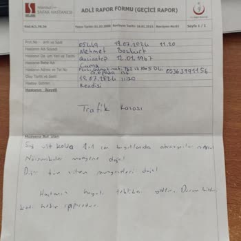 İstanbul Şafak Hastanesi Yanlış Teşhis Sonucu Yaşanan Mağduriyet