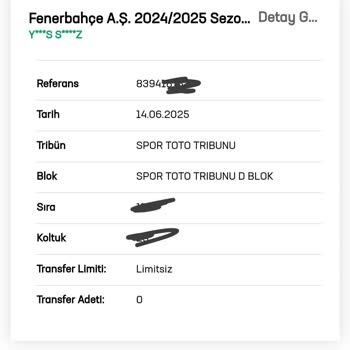 Passolig Fenerbahçe 24/25 Kombine T. C. Tanımlama Çalışmıyor