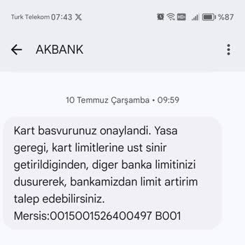 Akbank Müşterisi Olmak İstemiyorum