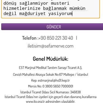 Sefamerve İade İşlemlerinde İletişim Sorunları
