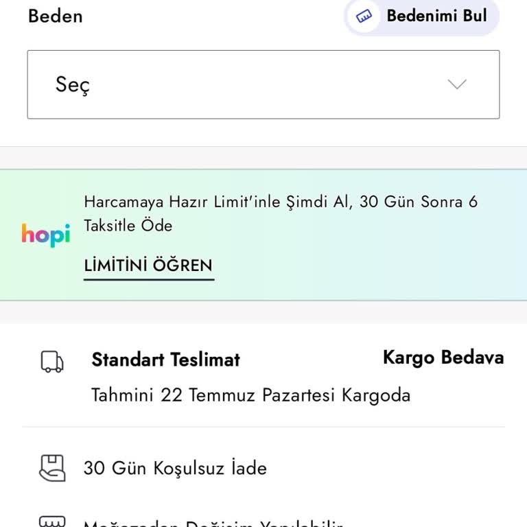 Boyner Ana Ekranda İade Edebilirsiniz Diye Ürünü Satıp, İade Almıyorlar