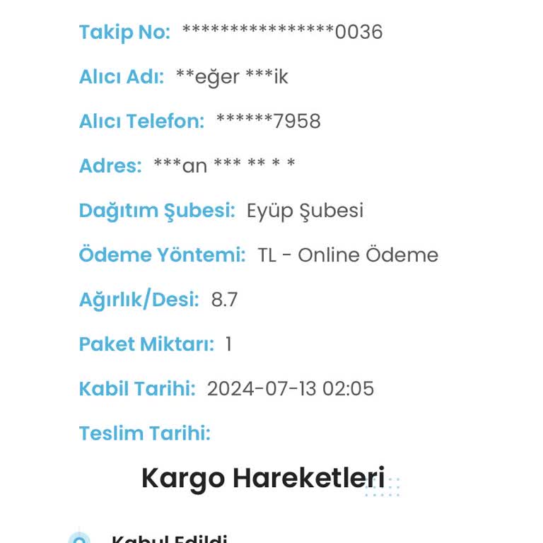 Bir Günde Kargo Zara Kargomu Teslim Etmiyor