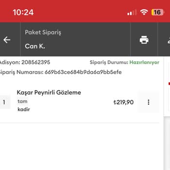 Getir Yemek İle İletişim Kuramıyoruz...
