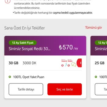Vodafone Tarifeye %500 Zam Yaptı