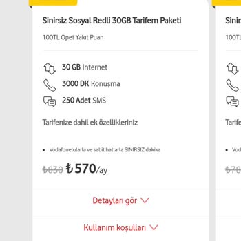 Vodafone Tarifeye %500 Zam Yaptı