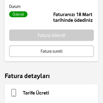Vodafone Tarifede Fahiş Fiyat İstemesi