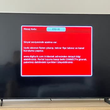Digiturk ''E52-32 Sinyal Seviyesinde Azalma'' Sorunu Ve Haksız Kazanç