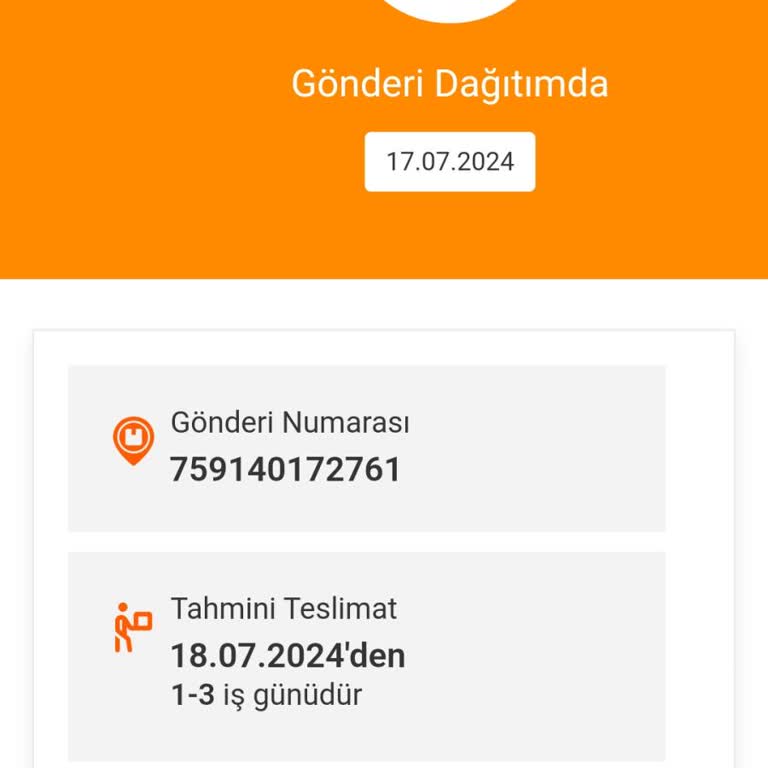 MNG Kargo Kargo Bekliyor Alıcısı Nı
