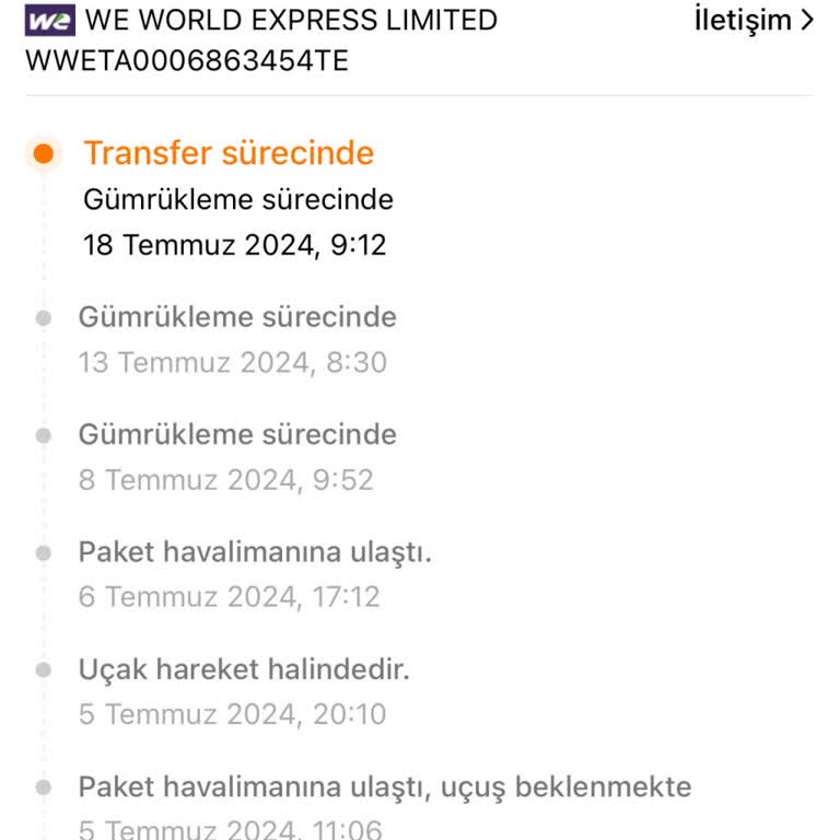 Temu Uygulaması Gümrükleme Sürücü Ve Herhangi Bir İletişim Olmaması
