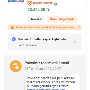 Hepsiburada Adres Değişikliği Ve İade Sürecinde Yaşanan Sorunlar