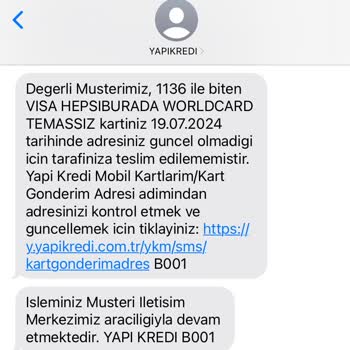 Yapı Kredi Maaş Müşterilerinin Adresine Kart Teslimini Yapamıyor