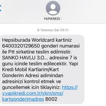 Yapı Kredi Maaş Müşterilerinin Adresine Kart Teslimini Yapamıyor