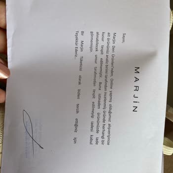 Marjin Kusurlu Ayakkabının İadesini Almadı!
