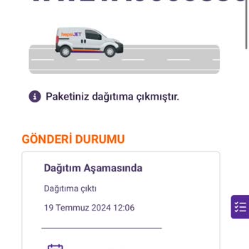 hepsiJET 3 Gündür Teslim Edilemeyen Kargo