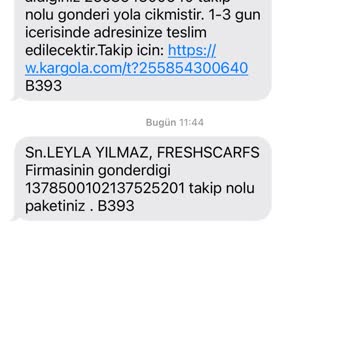 Fresh Scarfs Siparişlerin Kargolama Sürecine Gerekli Özeni Vermiyor
